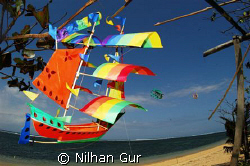 Sailing away... From Sanur Beach, Bali.. by Nilhan Gur 